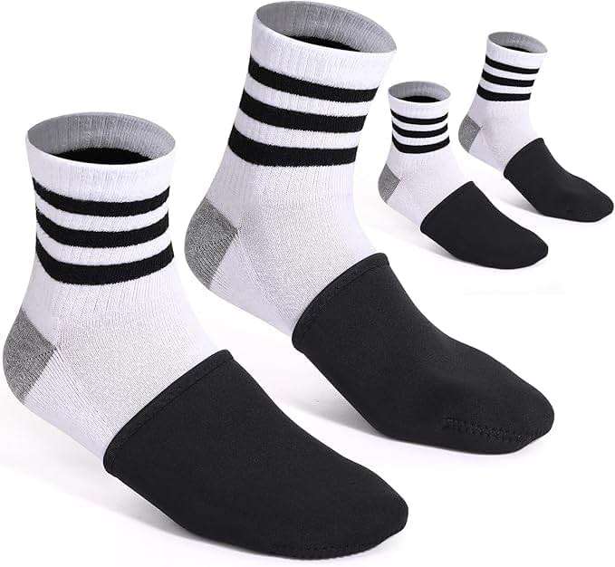 TOBWOLF 2 Pairs Ice Bath Toe Socks, 3MM Cold Plunge Toe Covers, M/L/XL Size Reusable Ice Bath Socks for Cold Plunge at Home - Image 1