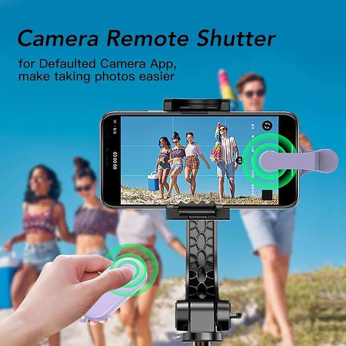 Remote Control Page Turner for Kindle Paperwhite Oasis Kobo eReaders,Kindle Clicker Page Turner Accessories for iPhone,iPad, Android Tablets Reading Novels,Camera Video Record&Shutter Selfie (Purple) - Image 7