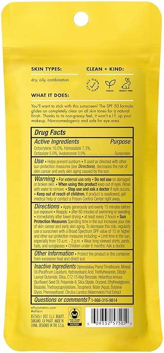 e.l.f. SKIN Suntouchable Invisi-Stick Face Sunscreen SPF 50, Clear, Lightweight with Sunflower Seed Oil, Vegan & Cruelty-Free - Image 9