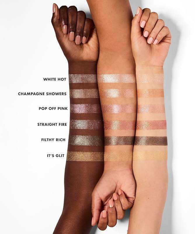 e.l.f. Fine As Fleck Glitter Eyeshadow, Long-Lasting Sheer Eye Makeup With A Shimmer Finish, Smooth Formula, Vegan & Cruelty-Free, Champagne Showers - Image 7