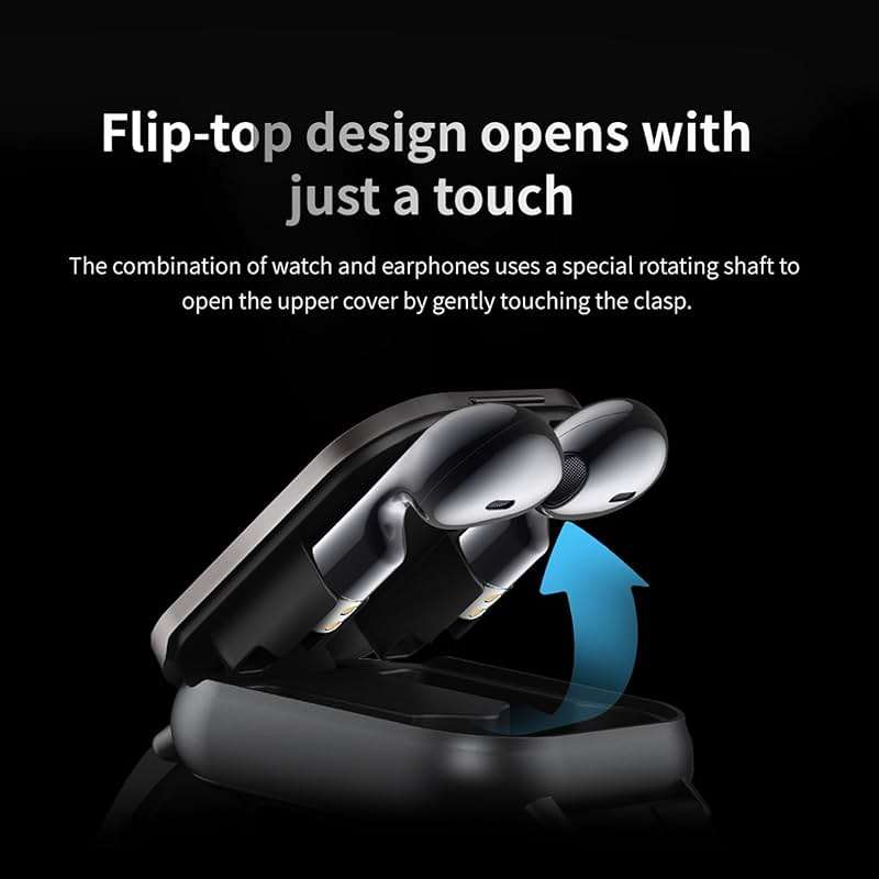 Zopsc Smart Watch with Earbuds, 2.01 Inch Smartwatch with Various Sports Modes, Remote Camera Control etc, HD Touch Screen 2 in 1 Sport Fitness Tracker Watch for Men Women. - Image 8