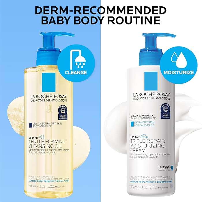 La Roche-Posay Lipikar AP+MAX Triple Repair Moisturizing Body Cream | Face & Body Lotion for Dry Skin with Shea Butter & Niacinamide | Gentle Moisturizer for Very Dry, Rough & Sensitive Skin - Image 8