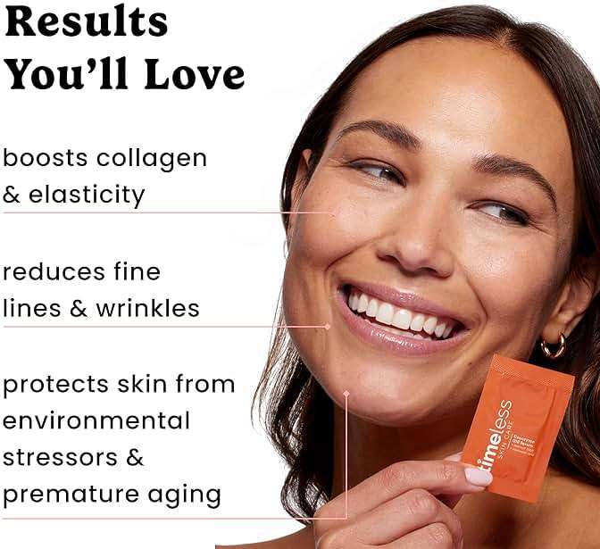 Timeless Skin Care Coenzyme Q10 Serum - Skin Care Serum for Smoothing - Fragrance-Free - Coenzyme Q10 - with Hyaluronic Acid - Pouches - Image 5