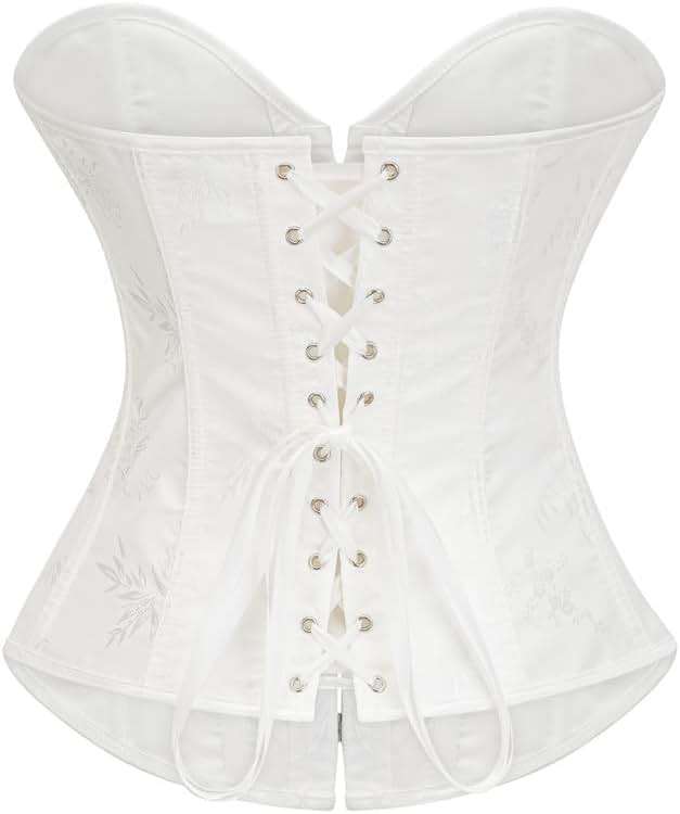 Dreay Black Women's Breathable Corset Top - Sexy See Through Mesh - Satin Overbust Lace Up - Waist Trainer for Women - Image 2