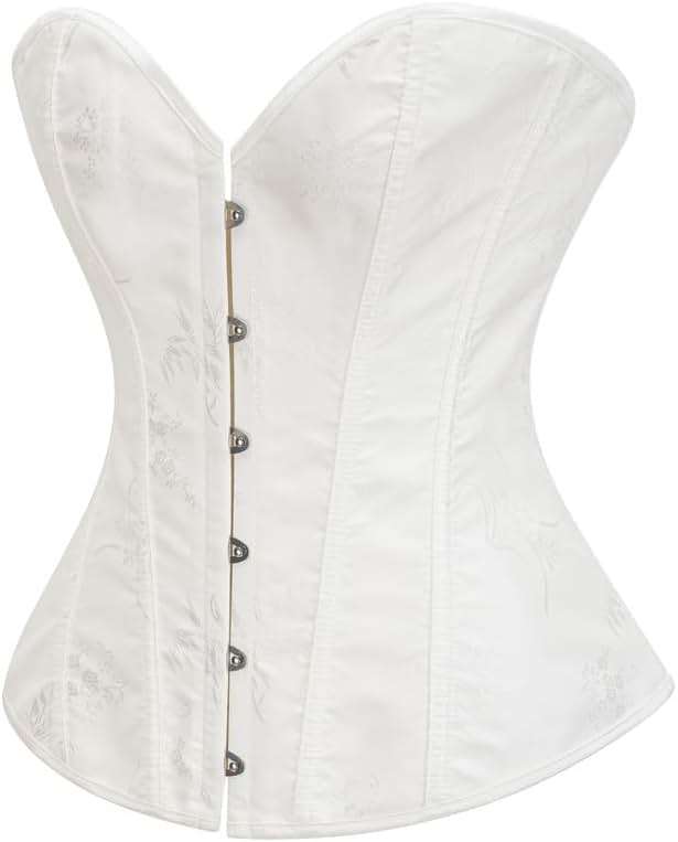 Dreay Black Women's Breathable Corset Top - Sexy See Through Mesh - Satin Overbust Lace Up - Waist Trainer for Women - Image 3