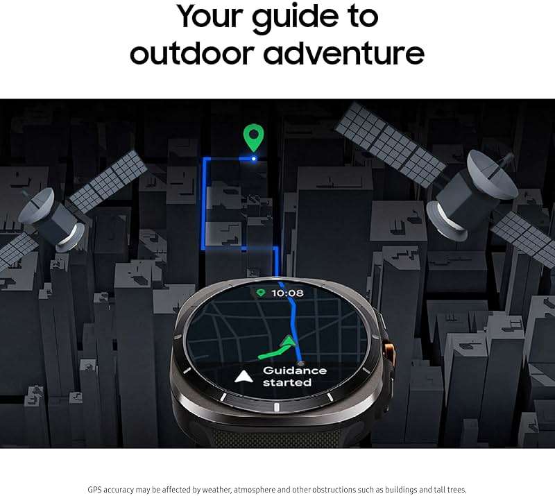 SAMSUNG Galaxy Watch Ultra 47mm LTE AI Smartwatch w/Energy Score, Wellness Tips, Heart Rate Tracking, Sleep Monitor, Fitness Tracker, GPS, 2024,Titanium Gray (Renewed) - Image 7