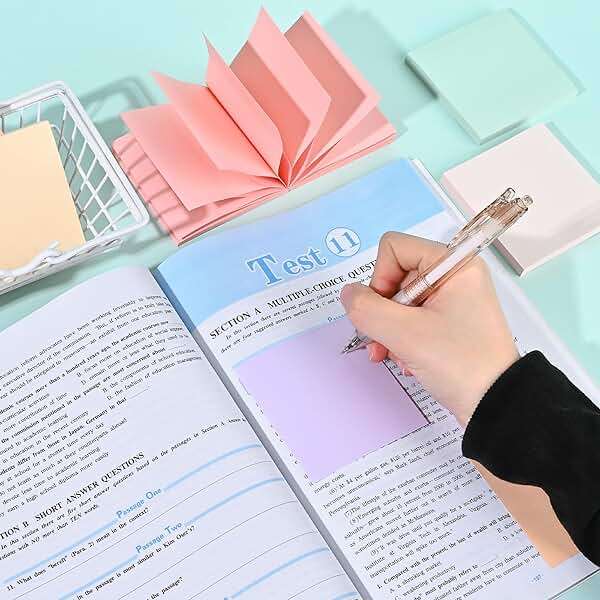 BAYTORY 640 Sheets Pop Paper Up Sticky Notes, 3 x 3 Inches, Morandi Colored Self-Sticky Note Pads, Memo Pads for School Office Home Desk Accessories (Morandi Series) - Image 2