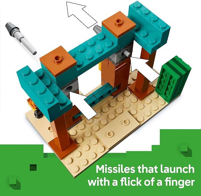 LEGO Minecraft The Illager Desert Patrol Toy Figures and Playset - Building Minecraft Toy for Kids, Boys and Girls, Ages 7+ - with 4 Figures for Pretend Play - Gift Idea for Birthdays - 21267 - Image 4