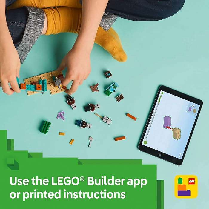 LEGO Minecraft The Illager Desert Patrol Toy Figures and Playset - Building Minecraft Toy for Kids, Boys and Girls, Ages 7+ - with 4 Figures for Pretend Play - Gift Idea for Birthdays - 21267 - Image 6