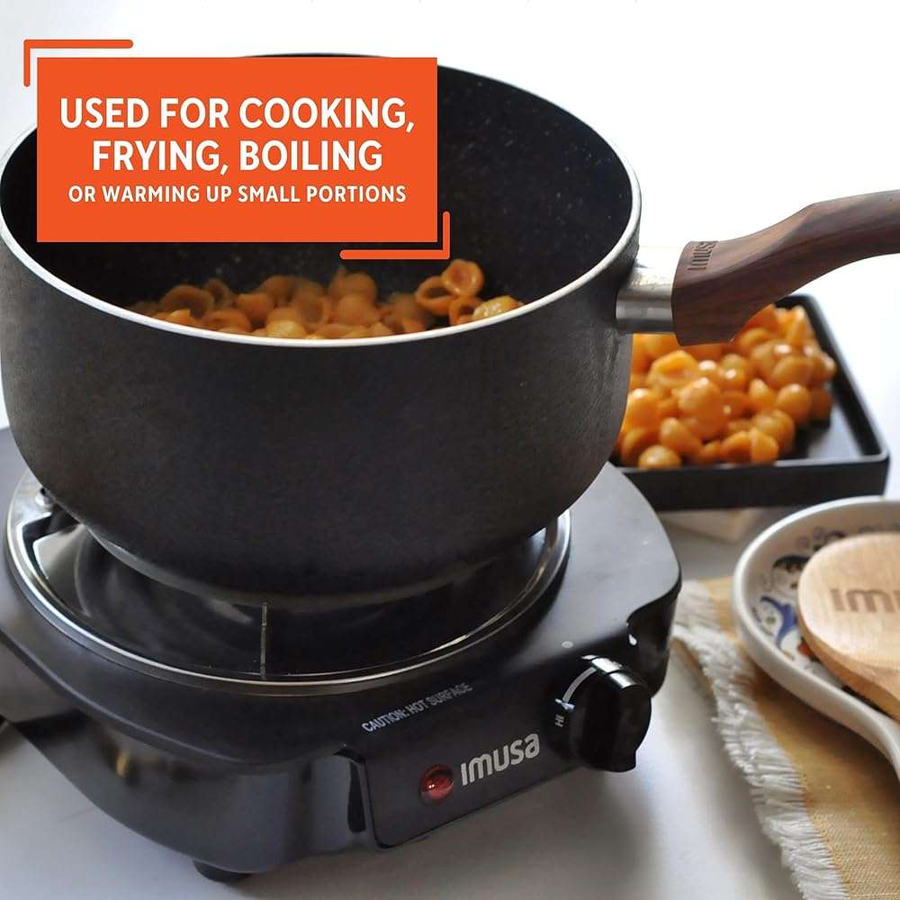 IMUSA Single Electric Burner, Black - Image 7