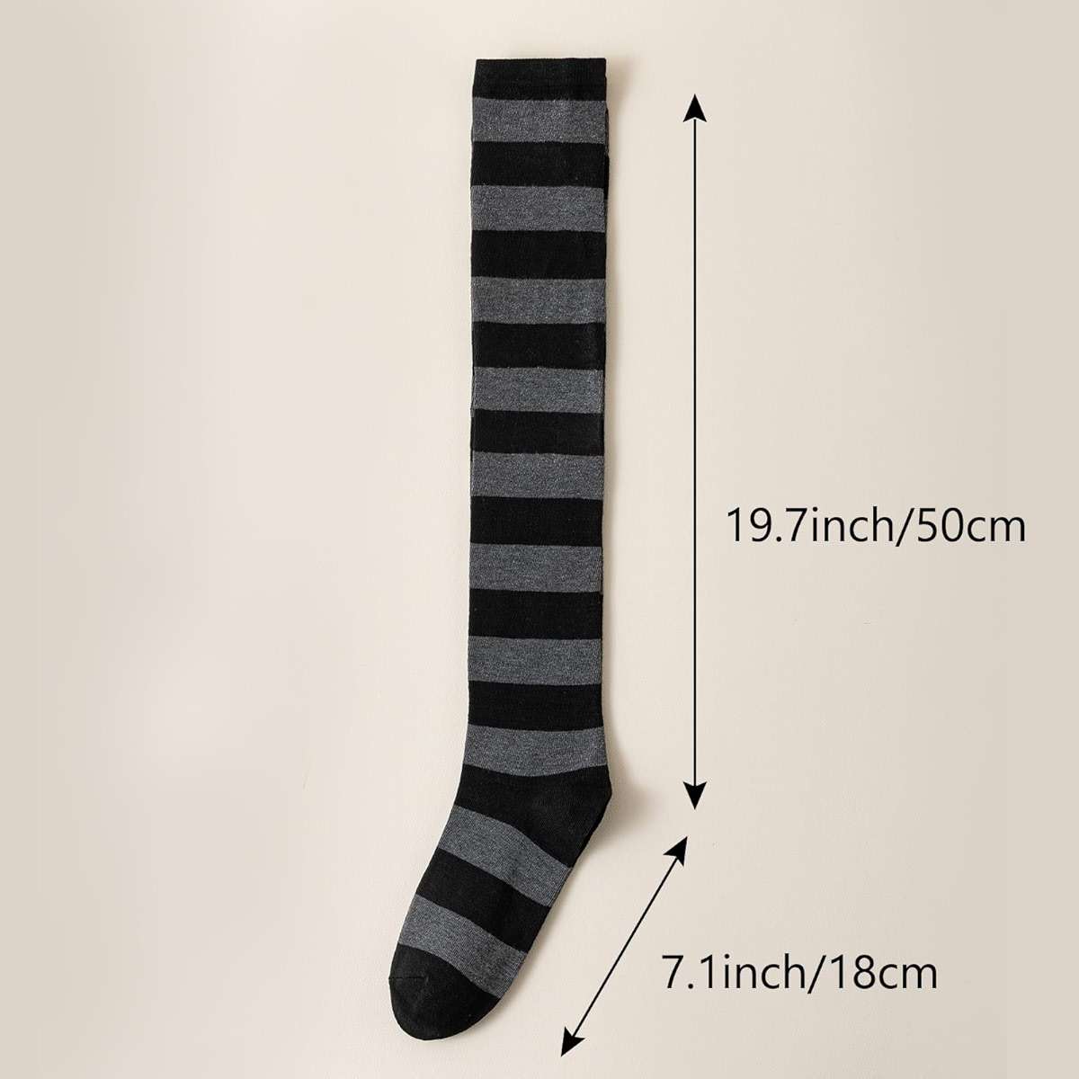 Extra Long Stripe Thigh High Socks Neon Over Knee High Socks for Women Stocking Cosplay Femboy Socks Striped Tights - Image 4