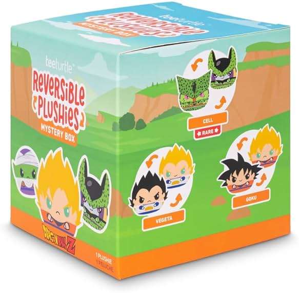 TeeTurtle Dragon Ball Z Series Reversible Plushie Mystery Box - 3-Inch Mini Two-Sided Blind Box Anime Plush with Embroidered Details - Cute Collectible Surprise Toy for Kids, Teens, and Adults - Image 3