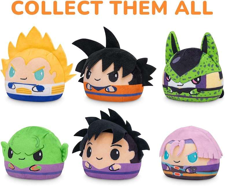 TeeTurtle Dragon Ball Z Series Reversible Plushie Mystery Box - 3-Inch Mini Two-Sided Blind Box Anime Plush with Embroidered Details - Cute Collectible Surprise Toy for Kids, Teens, and Adults - Image 4