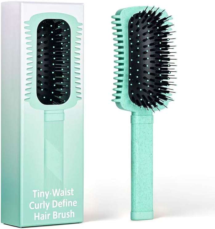 Curly Hair Brush Defining, Volume Curl Defining Brush for Effortlessly Detangling Shaping and Styling Women's Curls, Waves & Coils, Curly Hair Products, Reduce Frizz - Image 1