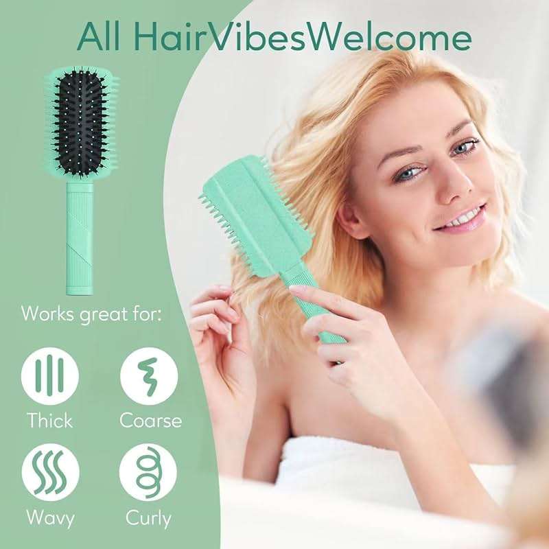 Curly Hair Brush Defining, Volume Curl Defining Brush for Effortlessly Detangling Shaping and Styling Women's Curls, Waves & Coils, Curly Hair Products, Reduce Frizz - Image 6