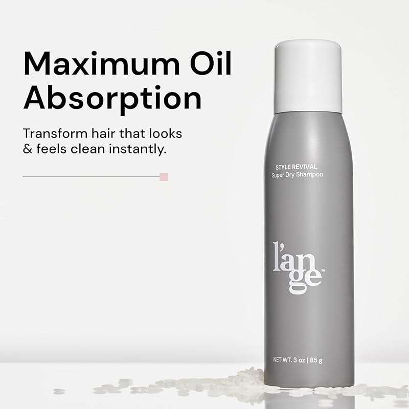 L'ANGE HAIR Style Revival Super Dry Shampoo Spray | Volumizing Spray with No White Residue | Long-Lasting Oil Control with Fresh Scent | Color Safe Dry Shampoo for Women & Men, 3 oz - Image 2