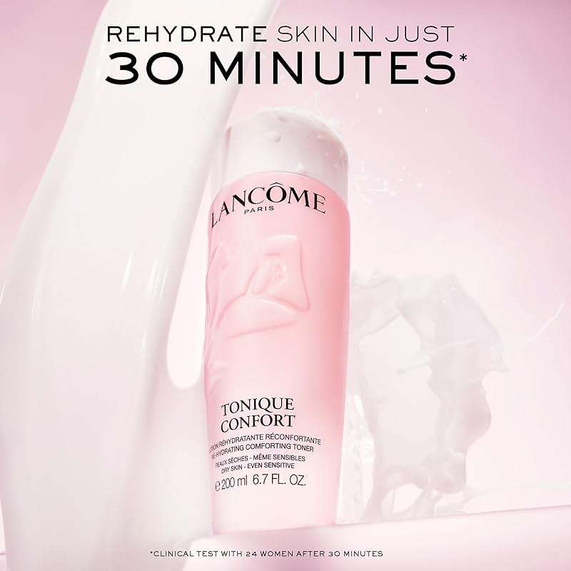 Lancôme Tonique Confort Hyaluronic Acid Toner - Hydrating & Purifying Toner for Radiant & Smooth Skin Texture - Lightweight, Milky Toner - Suitable for all skin types - Image 2