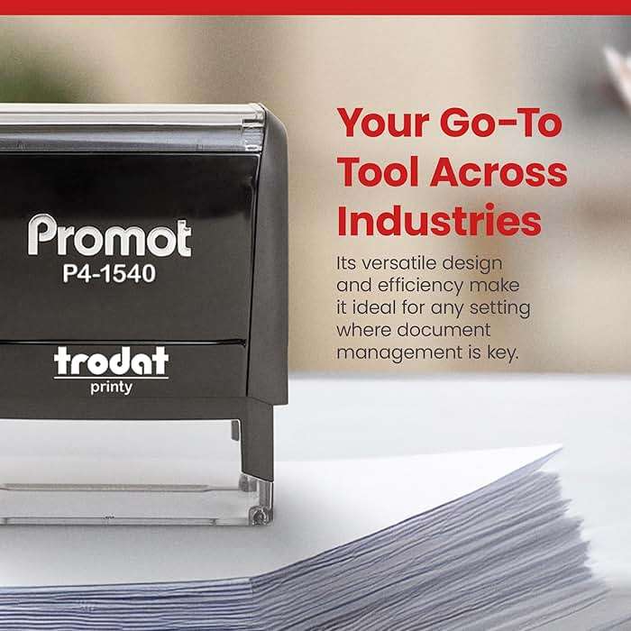Promot Scanned - Self Inking Rubber Stamp - Ink Stamps, Clear Impression - Image 6