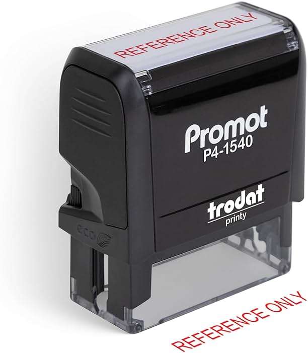 Promot Reference Only - Self Inking Rubber Stamp - Ink Stamps - Image 1
