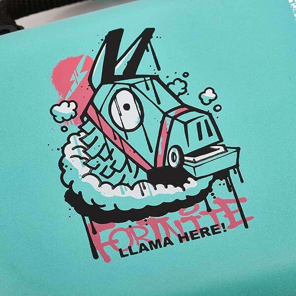Numskull Fortnite Llama Hard Shell Travel Case for Nintendo Switch and OLED Model Console - Fits 10 Games and Switch Accessories - Image 3