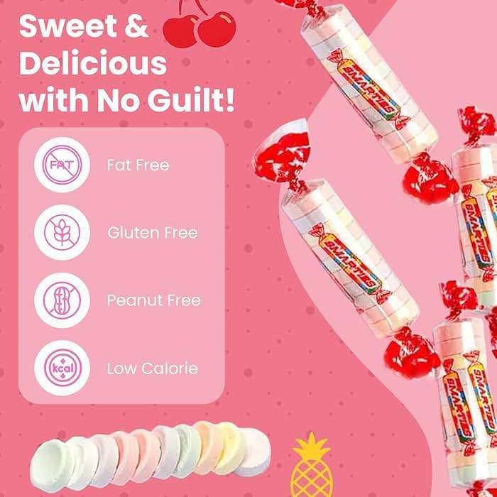 Smarties Candy Mini Rolls - Gluten & Vegan Free - Classic Sweetness From Family Owned Company Since 1949, Peanut & Dairy Free - Individually Wrapped Bulk Halloween Candy- 28oz (Pack of 2) - Image 2