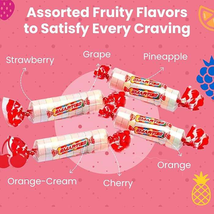 Smarties Candy Mini Rolls - Gluten & Vegan Free - Classic Sweetness From Family Owned Company Since 1949, Peanut & Dairy Free - Individually Wrapped Bulk Halloween Candy- 28oz (Pack of 2) - Image 7
