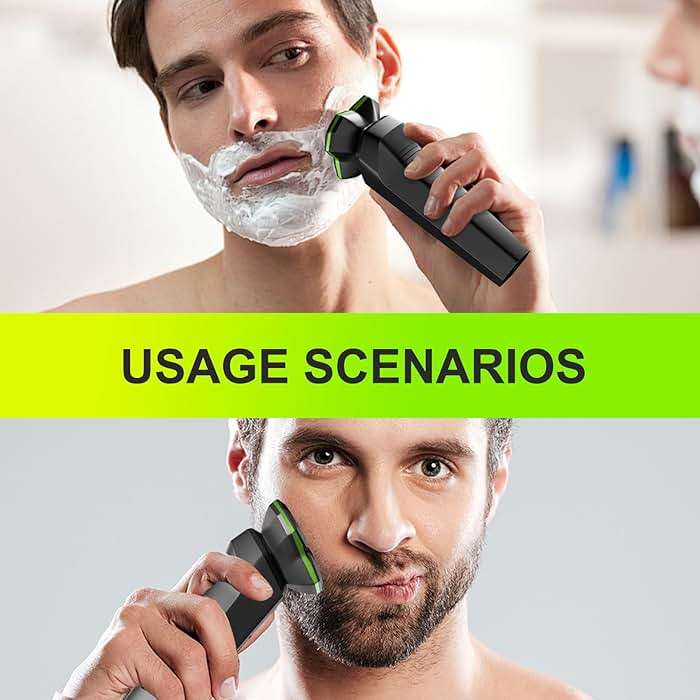 Electric Razor for Men - Electric Shavers for Men with Magnetic Detachable Head, 3D Floating Head, Ideal for Travel, Office, and Business Trips - Image 6