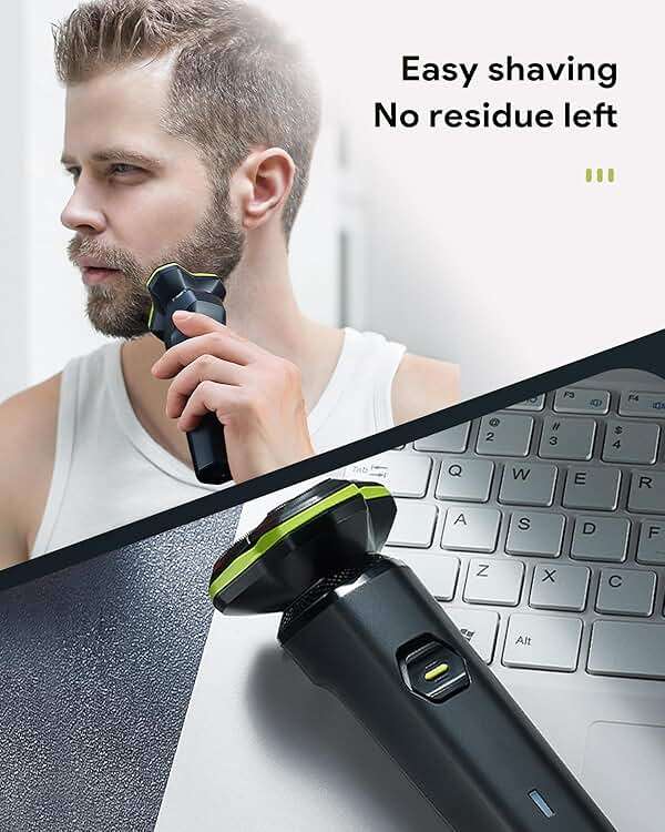 Electric Razor for Men - Electric Shavers for Men with Magnetic Detachable Head, 3D Floating Head, Ideal for Travel, Office, and Business Trips - Image 9