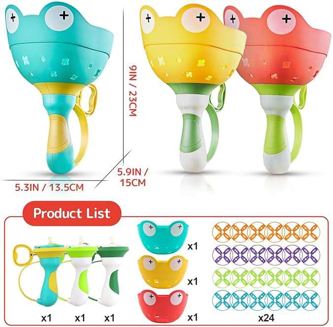 pamexin Outside Toys for Kids Ages 4-8 - Manual Capture Catching Game - Toddler Chasing Toy for Boys & Girls, Ages 3-7 - Outdoor Fun Family Games - Image 3