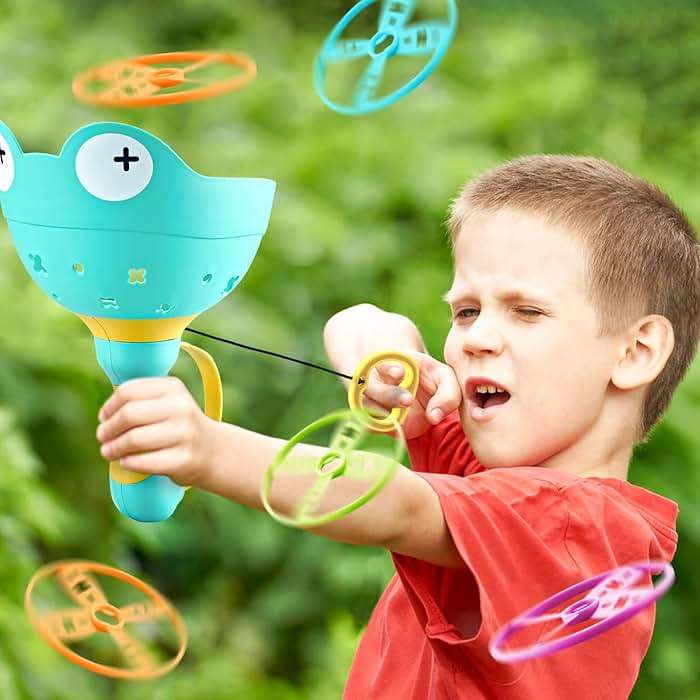 pamexin Outside Toys for Kids Ages 4-8 - Manual Capture Catching Game - Toddler Chasing Toy for Boys & Girls, Ages 3-7 - Outdoor Fun Family Games - Image 4