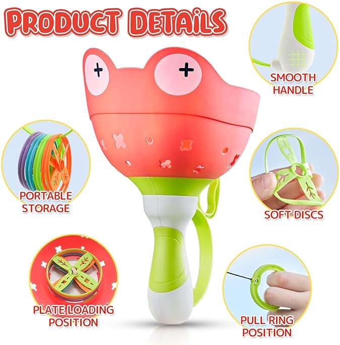 pamexin Outside Toys for Kids Ages 4-8 - Manual Capture Catching Game - Toddler Chasing Toy for Boys & Girls, Ages 3-7 - Outdoor Fun Family Games - Image 6