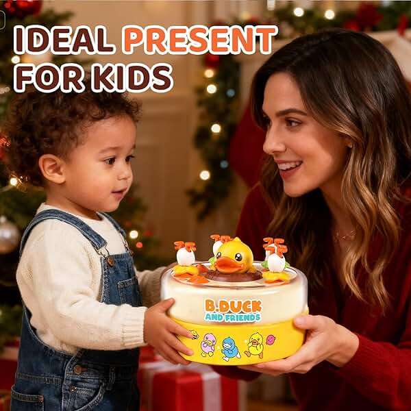 B.Duck Catch and Bounce Games Toys for Kids 3-5, B.Duck Board Games with 3 Nets for Kids 4-6, Christmas Birthday Xmas Gifts for Toddler Boys Girls 3 4 5 6 Years Old - Image 8