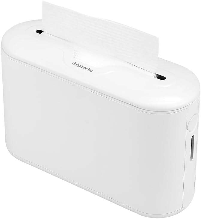 Multifold Paper Towel Dispenser Countertop, Commercial Hand Towel Dispenser for Bathroom Kitchen Home, Trifold/C Fold/Z Fold Napkin Dispenser, Abs Plastic - Non-Slip, White - Image 1