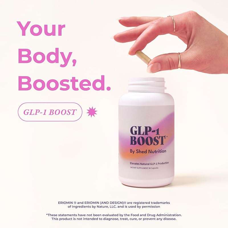 GLP-1 Boost Supplement for Women and Men – Hunger & Metabolism Support with Eriomin, Berberine & Capsaicin – Expert-Formulated to Support GLP1 Naturally – 1 Capsule Before Meals (90 Capsules) - Image 8