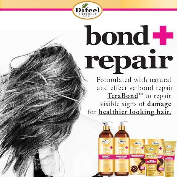 Difeel Bond & Repair Leave in Hair Treatment for Severely Damaged Hair 2.5 oz. - Deep Bond Hair Treatment, Bond Rebuilder for Hair Repair - Image 7