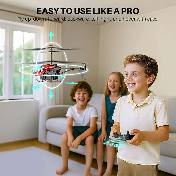 SYMA RC Helicopter, Remote Control Helicopter with 40 Mins Flight Time(2 Batteries), Auto Obstacle Avoidance, 7 LED Lights and Altitude Hold, Gifts Toys for Kids 8-12 - Image 5