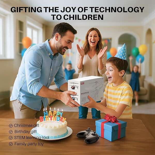 SYMA RC Helicopter, Remote Control Helicopter with 40 Mins Flight Time(2 Batteries), Auto Obstacle Avoidance, 7 LED Lights and Altitude Hold, Gifts Toys for Kids 8-12 - Image 9