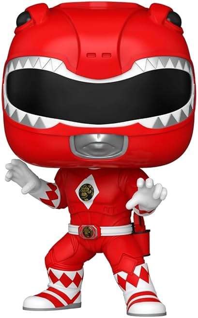 Funko Pop! Movies: Mighty Morphin Power Rangers: The Movie - Red Ranger - Power Rangers Movie - Collectable Vinyl Figure - Gift Idea - Official Merchandise - Toys for Kids & Adults - Movies Fans - Image 2