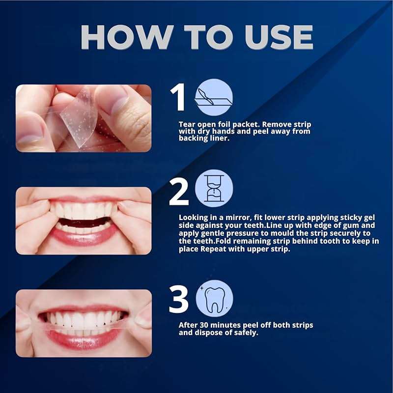 Teeth Whitening Strips | 14 Strips - 7-Day Mint-Flavored Treatments for Sensitive Teeth | Non-Toxic Whitening Strips | Enamel Safe & Peroxide-Free | Removes Stains in 7 Days | Teeth Whitening - Image 6