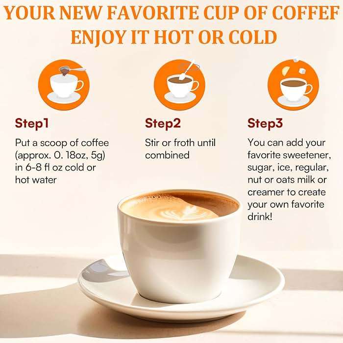 Mushroom Coffee - Mushroom Coffee Organic with 11 Superfood Mushrooms, Includes Lion's Mane, Reishi, Chaga, Cordyceps and Adaptogens, Mushroom Supplement for Energy, Focus, Memory and Immunity - 5.3oz - Image 7