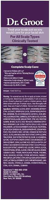 Dr. Groot Award-Winning Hair Thickening Serum for Hair Loss, Thinning Hair, Korean Hair Care, Scalp Treatment, Clinically Tested, Thicker, Reduces Oil, Roll On - Image 2