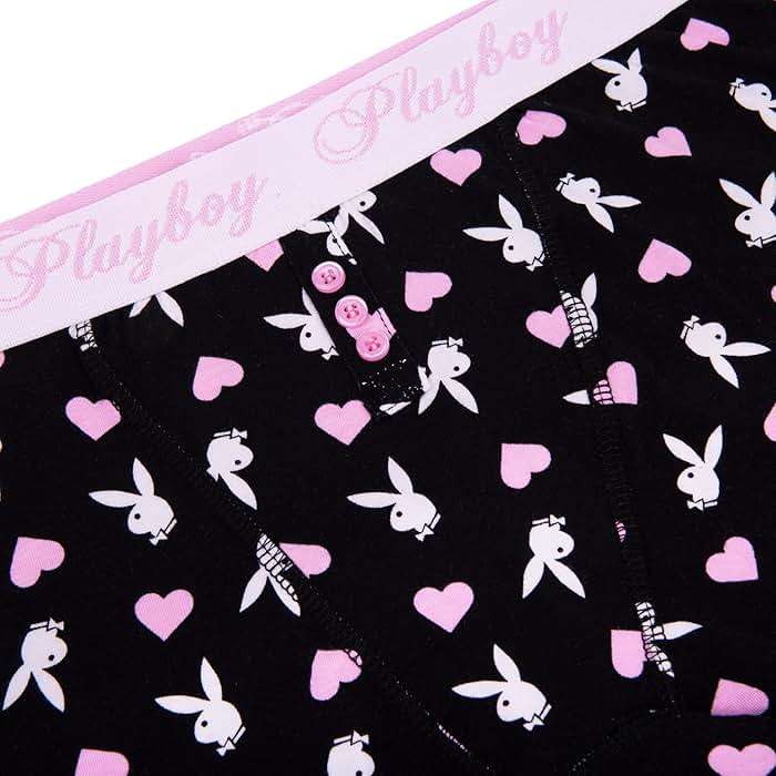 Playboy womens Juniors Ladies Bunny Print Underwear and Sports Bra Sets in Sizes Xxs-xl - Image 4