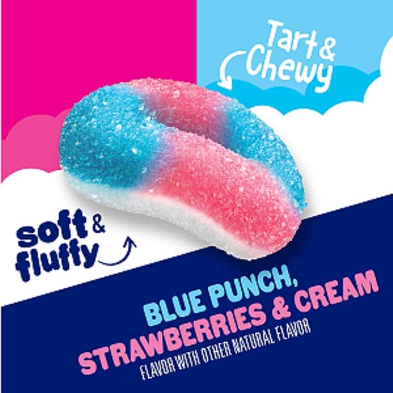 SweeTARTS Halos, Candy, Blue Punch and Strawberries and Cream, Tart and Chewy, Soft and Fluffy, 11 oz - Image 4