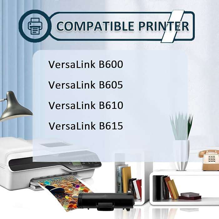 ADFZAT B600 B610 Toner Cartridge Replacement for Xerox B600 B610 106R03944 Black Toner Cartridges Compatible for Xerox VersaLink B600 B605 B610 B615 Printers, 1 Pack - Image 2