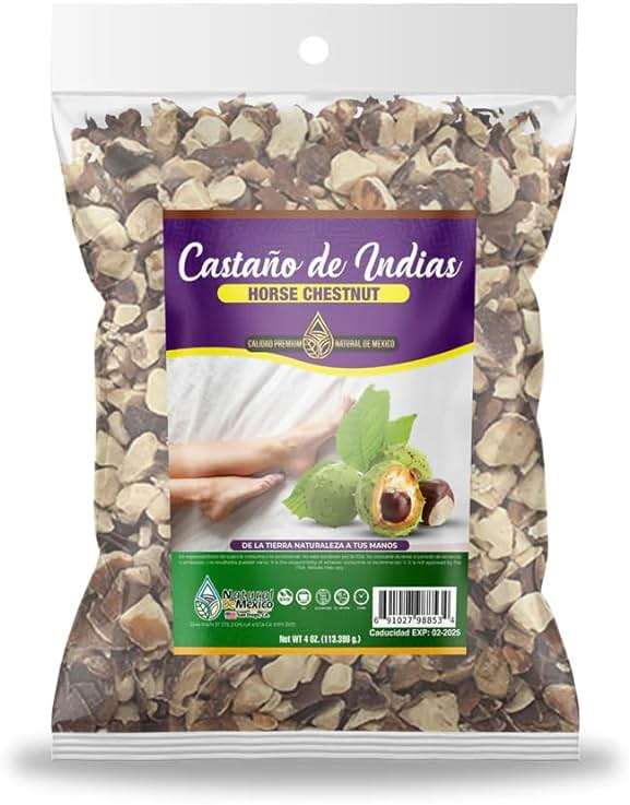 Castano de Indias Horse Chestnut Herb Herbal Tea 4 oz.-113g Natural Mexican Herb Hierba Wild Crafted Natural De Mexico - Image 1
