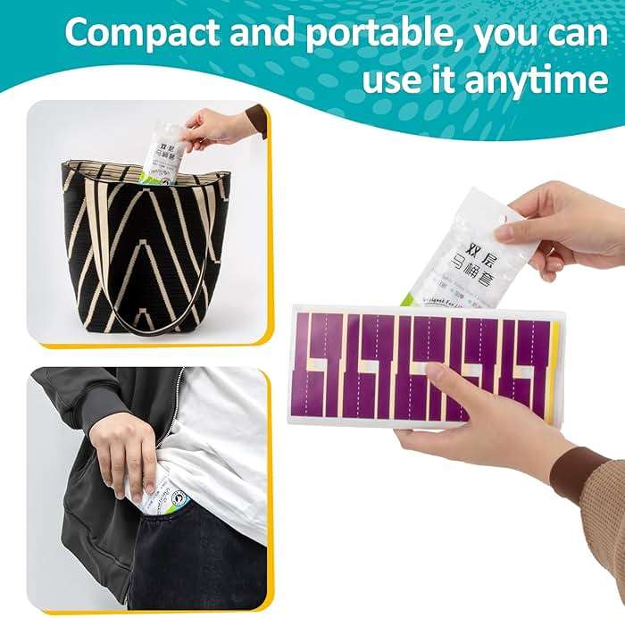 RAINFLOW Portable Toilet Mat - Disposable Toilet Seat Cover Waterproof Non-Woven Fabric Printed Individually Wrapped for travel,Hotel,Hospital and Public Toilet(15Pcs) - Image 5