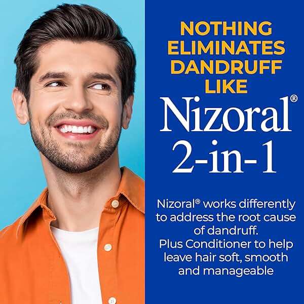 Nizoral 2-in-1 Anti Dandruff Shampoo and Conditioner, 14 Fl Oz, 1% Ketoconazole - Image 4
