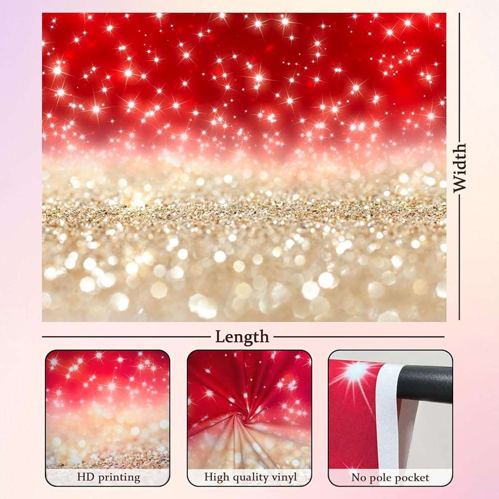 Custom 8x8ft Custom Backdrop Personalized Photo Backdrop with Picture Backdrop for Photography, Gift for Christmas, Birthday, Wedding, Graduation, Valentine's Day (96x96in) - Image 3