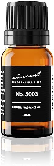 AirScent Coco-Inspired Diffuser Oil - No. 5003 Perfume Dupe - Premium Fragrance Oil Blend for Ultrasonic and Waterless Diffusers and Crafting - 10 ml, 0.34 fl oz Glass Bottle with Dropper - Product Image