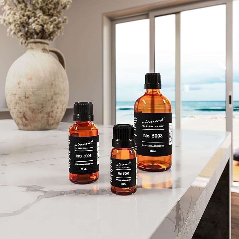 AirScent Coco-Inspired Diffuser Oil - No. 5003 Perfume Dupe - Premium Fragrance Oil Blend for Ultrasonic and Waterless Diffusers and Crafting - 10 ml, 0.34 fl oz Glass Bottle with Dropper - Image 4